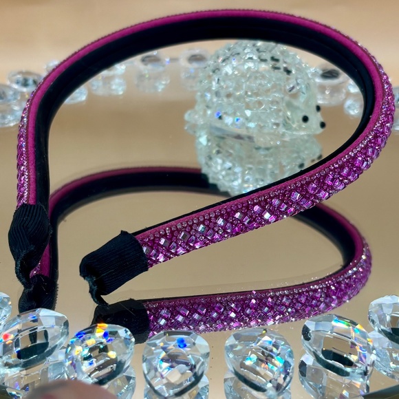 Fuchsia Crystal Headband (as is) Headband only - Picture 4 of 5